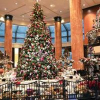 ロビーのクリスマスツリー