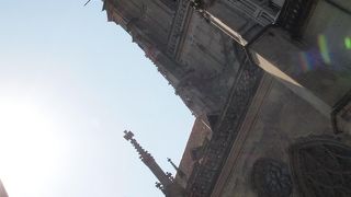 残念、外装工事中　＠ベルンの大聖堂