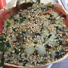 カニ味噌でポックンパブ♪