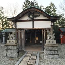 奥宮神社、拝殿。