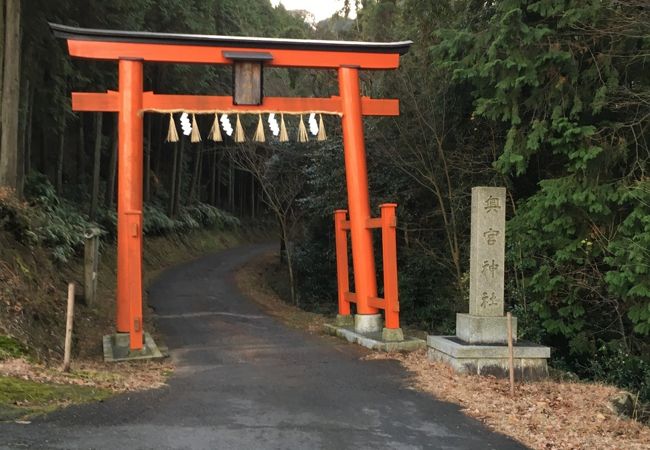 びわこ展望台のある神社です～奥宮神社～