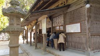 願いが叶う！願い石のある神社です。