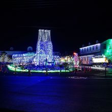 イルミネーションが飾られています。