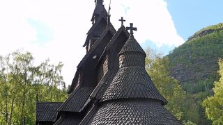 手軽に行けるスターヴ教会　　ツーリストインフォメーションも充実