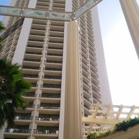 中庭から見上げて