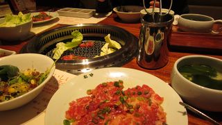 焼肉ならここに