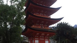 宮島にも五重塔がありました