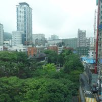 ホテルから見た景色