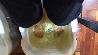 足湯が気持ち良かったです♪
