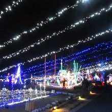 イルミネーション会場入り口付近