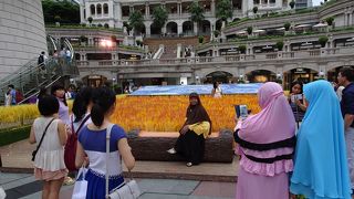 秋は収穫の記念撮影スポット