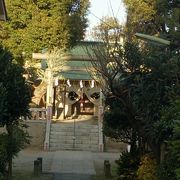 コンパクトな神社です