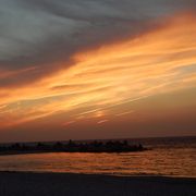 【白浜】夕焼けがきれいな白良浜