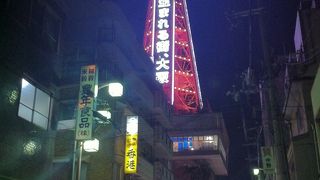 言わずと知れた　通天閣