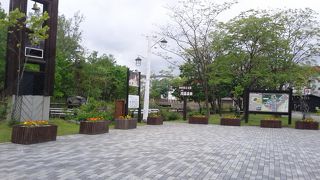 川湯温泉街足湯