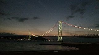 明石海峡大橋 (本州 舞子浜側) 