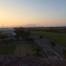 沖縄県道213号黒島港線、黒島展望台にて。