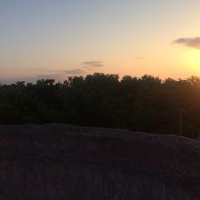 沖縄県道213号黒島港線、黒島展望台にて。