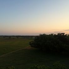 沖縄県道213号黒島港線、黒島展望台にて。