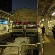 鶴見線　海芝浦駅　「初日の出列車」を見学