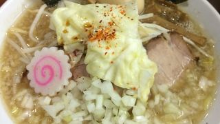 数少ない高輪口ラーメン