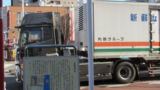 築地市場駐車場あたりだったようです