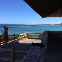 玉取崎展望台。