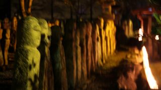 大晦日の点灯会はいい雰囲気です。