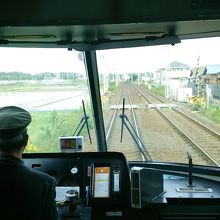 展望車からの風景です。