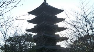日本で最も高い五重塔