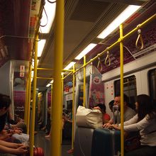 エアポートリンク車内