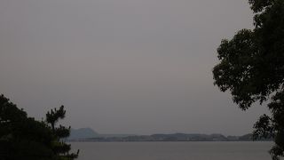 夕日は見られず・・・