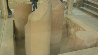 仏教遺跡が広がる公園