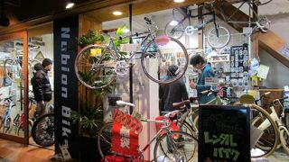 クロスカントリー 中州店  レンタル自転車が便利