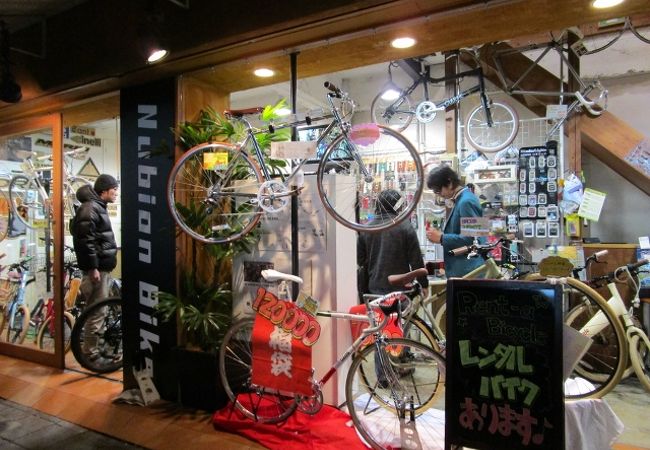 クロスカントリー 中州店  レンタル自転車が便利