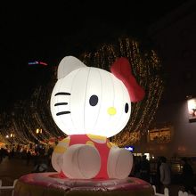 キティちゃんもお出迎え