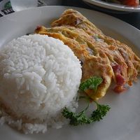 朝食のオムレツ