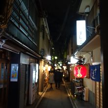 ザ京都の夜の雰囲気
