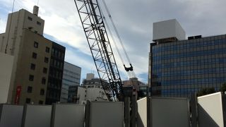 南館が取り壊されて狭くなっています