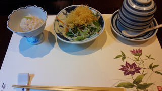 落ち着いて食事ができます