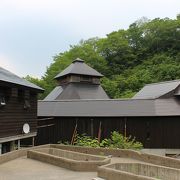 十和田湖湖畔の焼山温泉の源泉