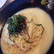 豆腐のモロミ漬けパスタ