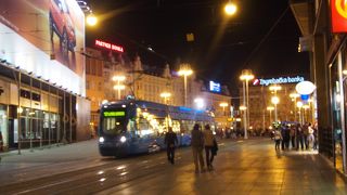 ザグレブ中心部のストリート