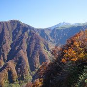 鉾立の駐車場の脇にある展望所からもよく見える