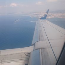 那覇空港を離陸