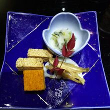 前菜類です。あっさり目の物です。