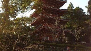 竹林寺の五重塔