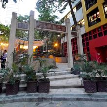 北帝廟横の公園