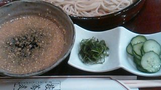 品の良いお蕎麦