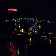 マヘレのはね橋の近く